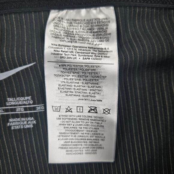 Nike Pro Elite Full Length Running Tights Gold Stripes Women's Size 3XL - Picture 3 of 8